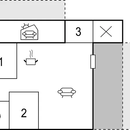 Σπίτι διακοπών Nice In Bjert W/ 2 Bedrooms